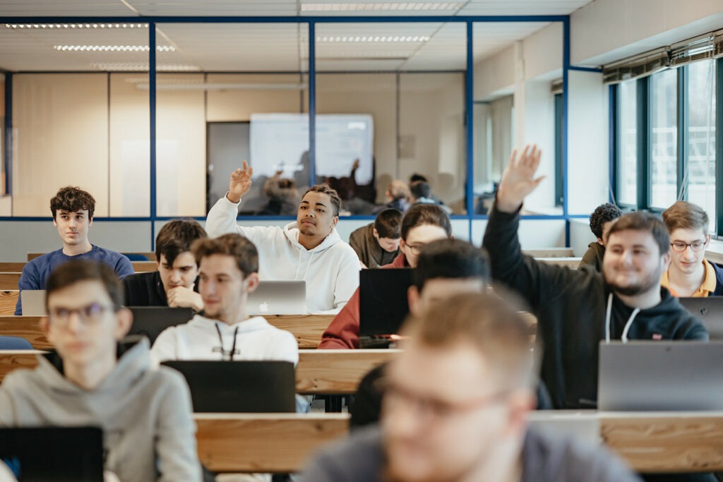 Un reportage photo scolaire vivant, entre étudiants, pour l'école Supinfo.