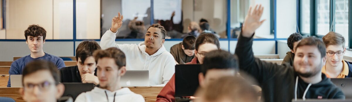 Un reportage photo scolaire vivant, entre étudiants, pour l'école Supinfo.