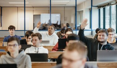 Un reportage photo scolaire vivant, entre étudiants, pour l'école Supinfo.