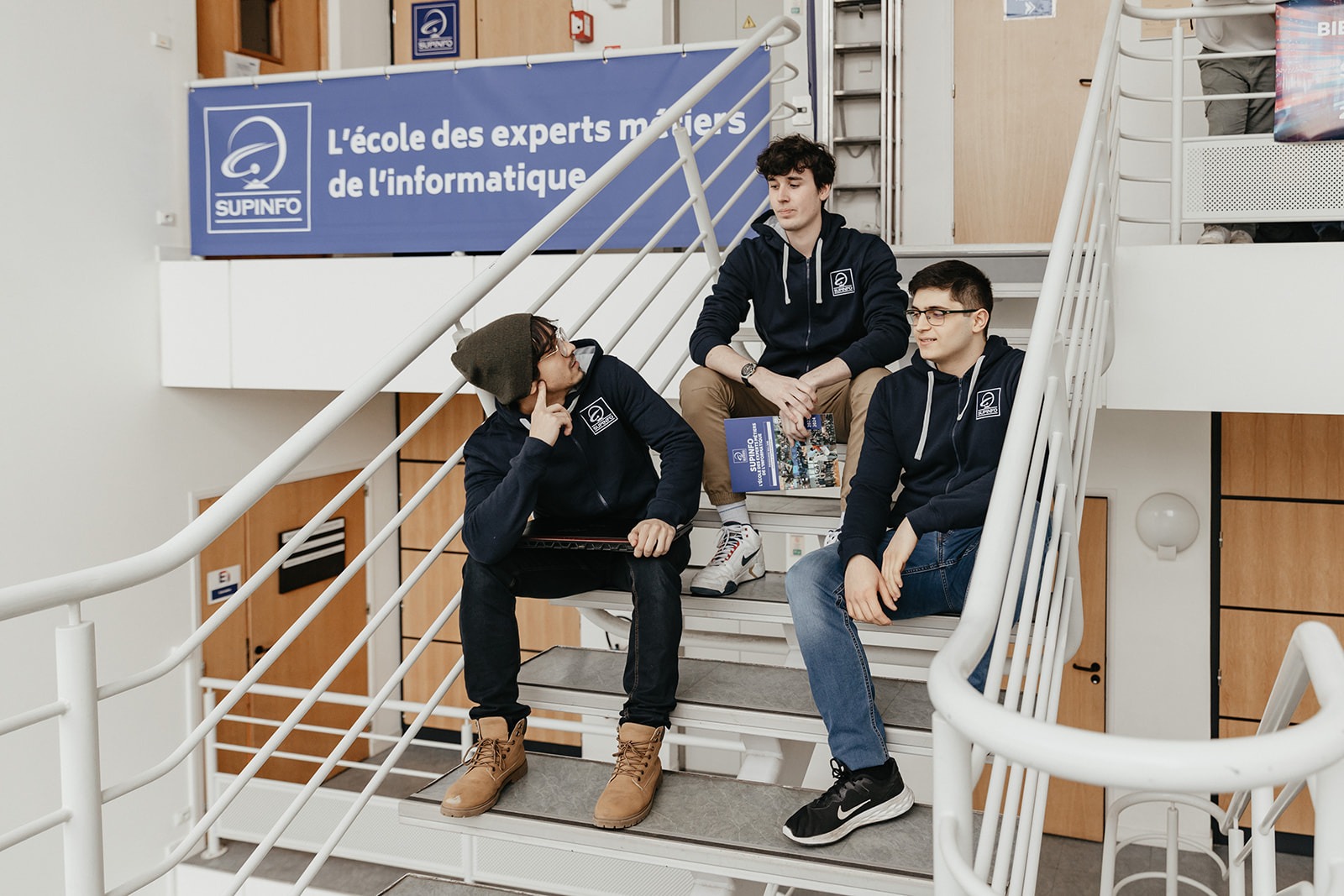 Un reportage photo scolaire vivant, entre étudiants, pour l'école Supinfo.